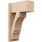 Ekena Millwork 7 1/2-in W x 14-in D x 22-in H Balboa Block Rough Cedar Woodgrain TimberThane Outlooker, Primed Tan OUTUR075X14X22BOA44RCPR - alternate 1